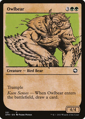Urso-coruja / Owlbear - Magic: The Gathering - MoxLand