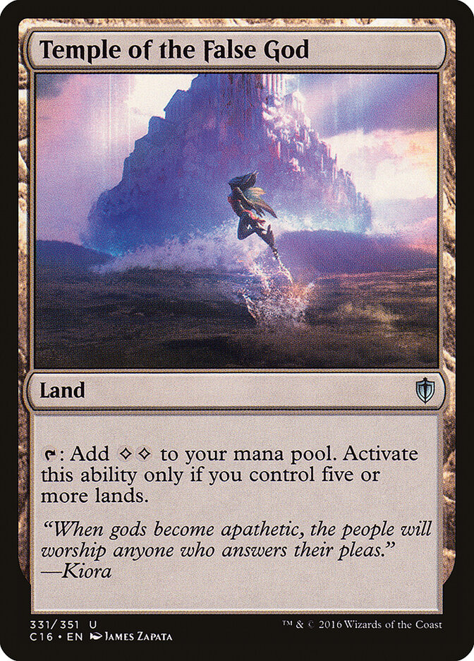Templo do Falso Deus / Temple of the False God - Magic: The Gathering - MoxLand