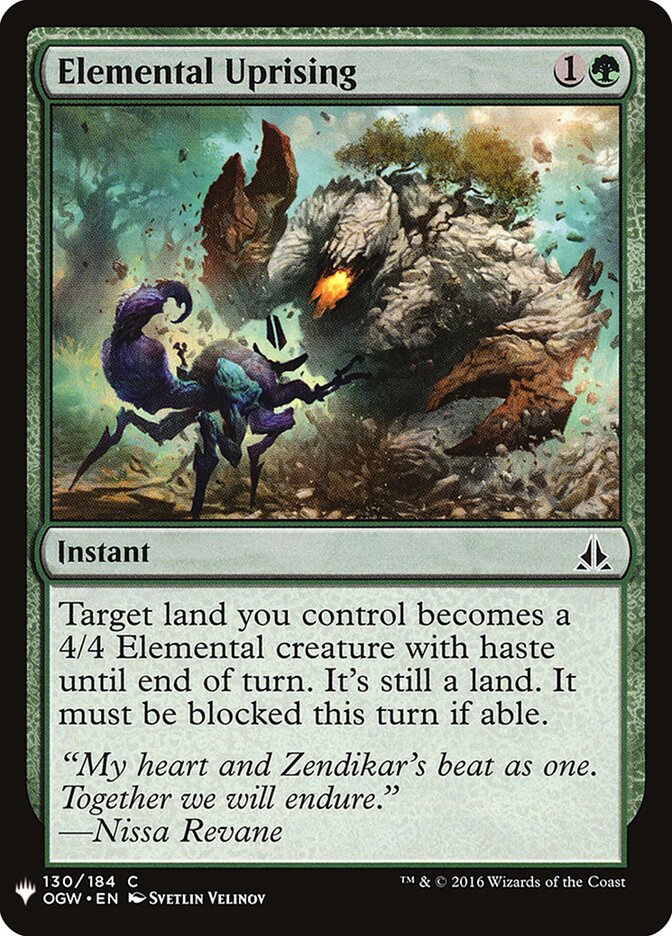 Levante Elemental / Elemental Uprising - Magic: The Gathering - MoxLand