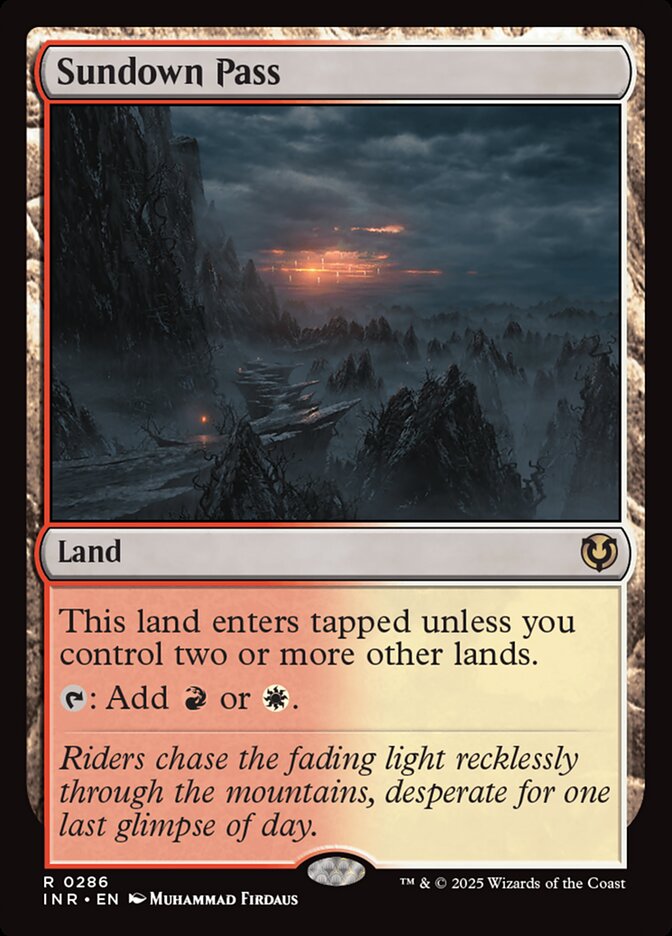 Passo do Poente / Sundown Pass - Magic: The Gathering - MoxLand