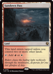 Passo do Poente / Sundown Pass - Magic: The Gathering - MoxLand
