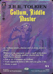Gollum, Riddle Master