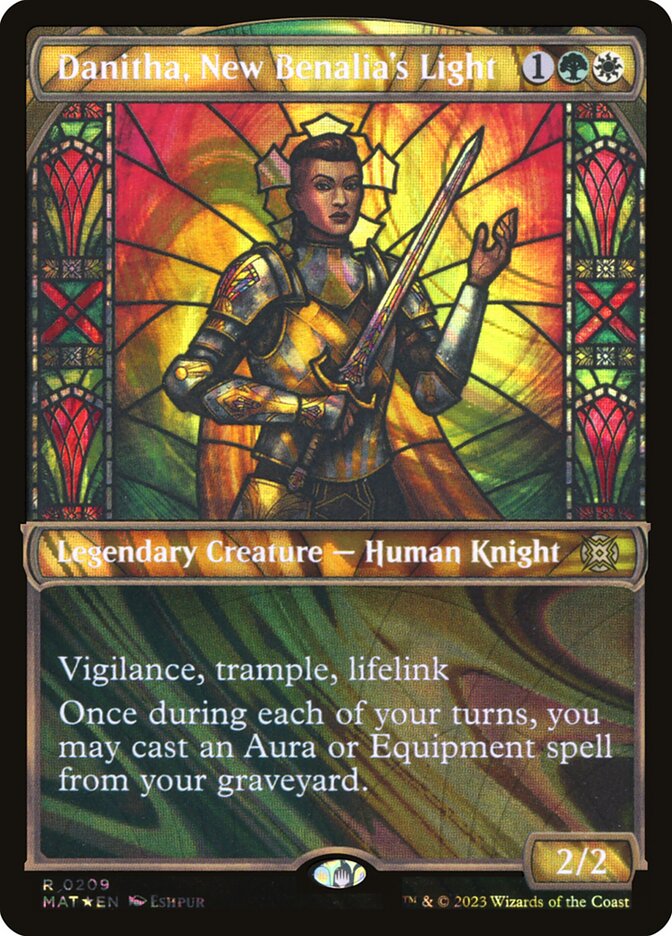 Danitha, Luz de Nova Benália / Danitha, New Benalia's Light - Magic: The Gathering - MoxLand