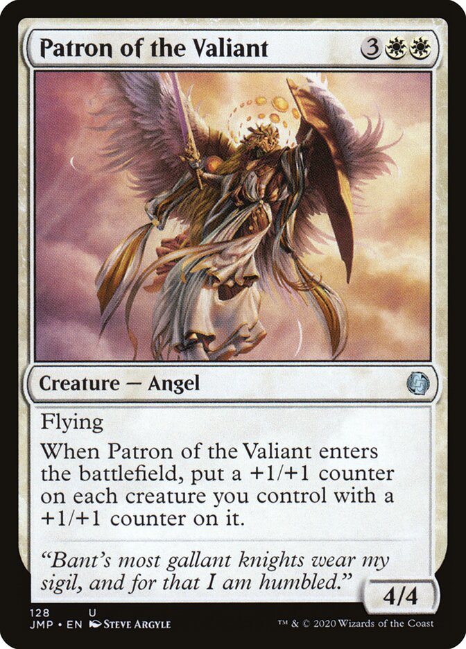 Padroeira dos Valentes / Patron of the Valiant - Magic: The Gathering - MoxLand