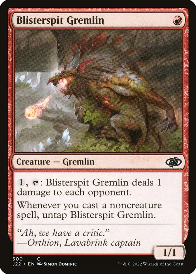 Gremlin do Cuspe Corrosivo / Blisterspit Gremlin - Magic: The Gathering - MoxLand