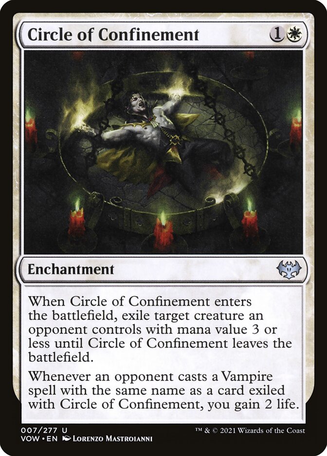 Círculo de Confinamento / Circle of Confinement - Magic: The Gathering - MoxLand