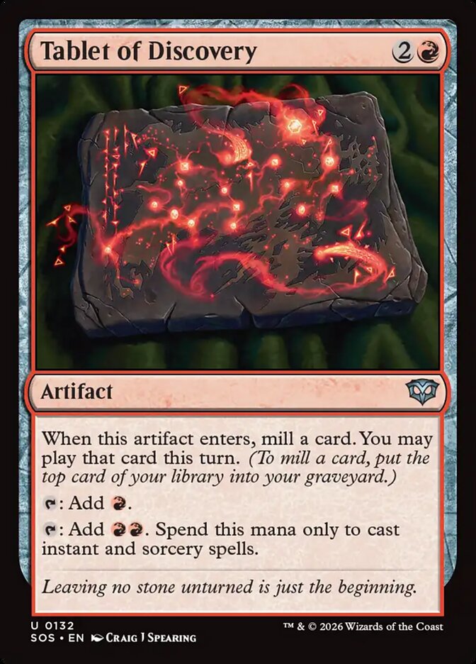 Tablet of Discovery - Magic: The Gathering - MoxLand