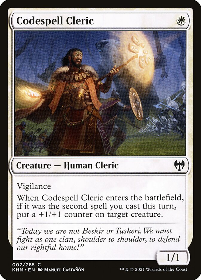 Clérigo do Magicódigo / Codespell Cleric - Magic: The Gathering - MoxLand