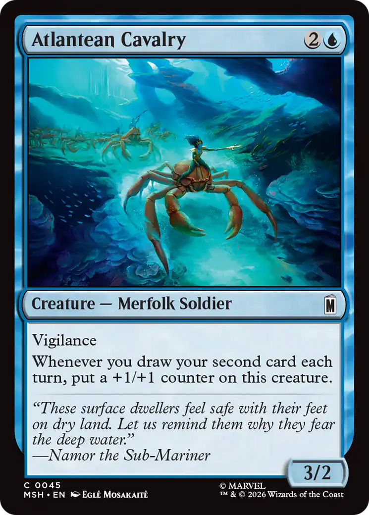 Atlantean Cavalry - Magic: The Gathering - MoxLand