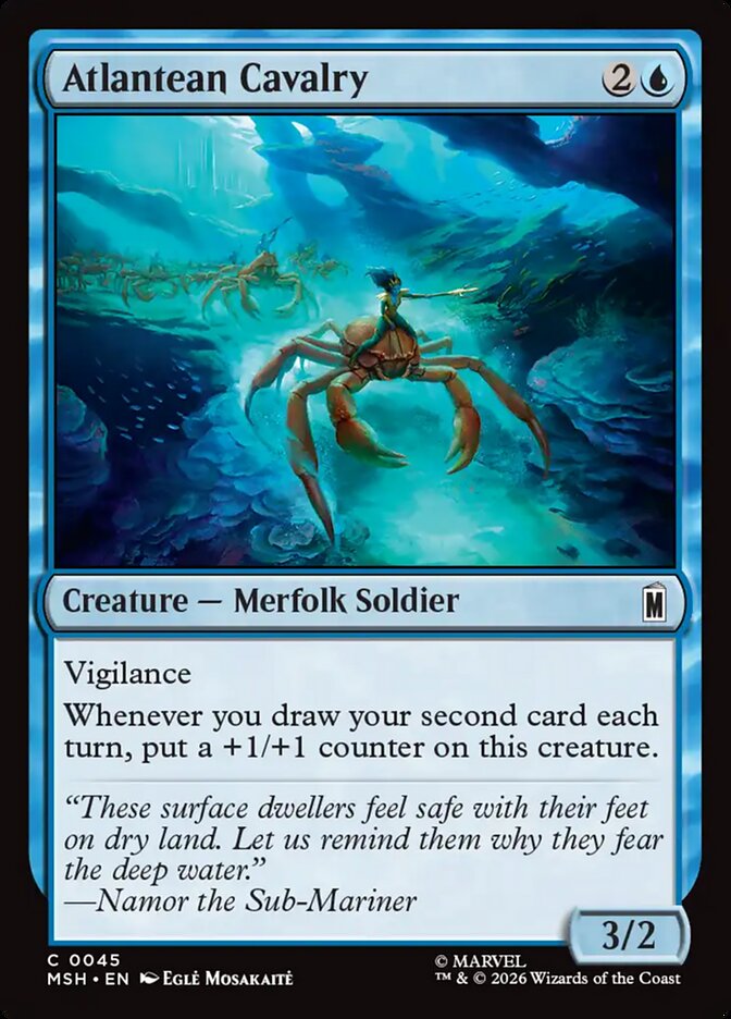 Atlantean Cavalry - Magic: The Gathering - MoxLand
