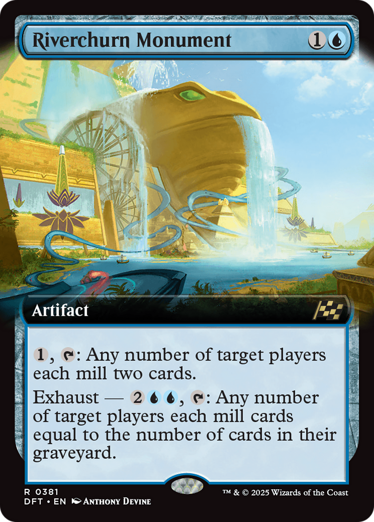 Monumento do Fluviofluxo / Riverchurn Monument - Magic: The Gathering - MoxLand
