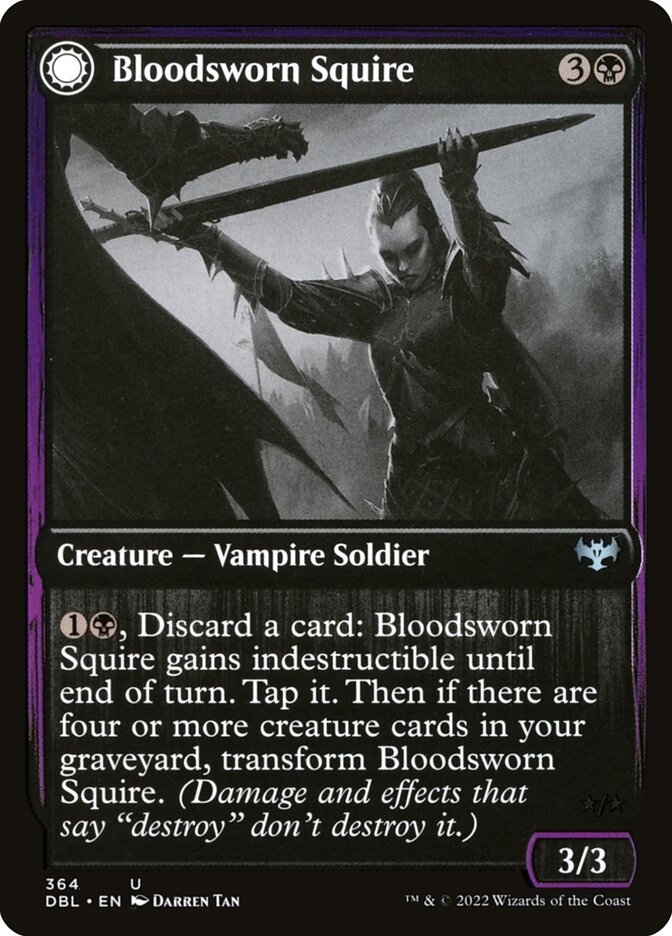 Escudeira Venijurada / Bloodsworn Squire - Magic: The Gathering - MoxLand