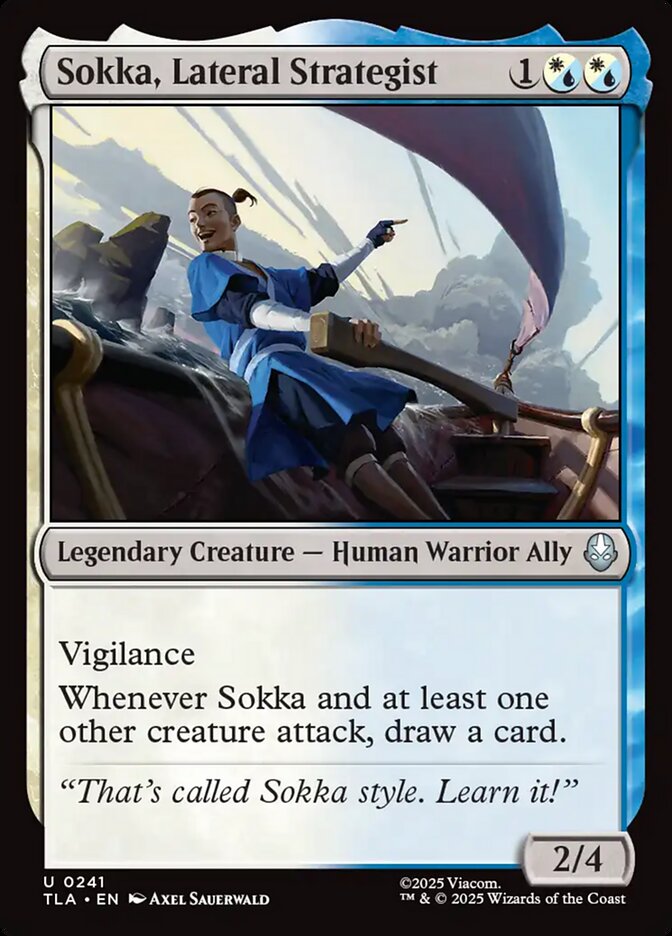 Sokka, Estrategista Lateral / Sokka, Lateral Strategist - Magic: The Gathering - MoxLand