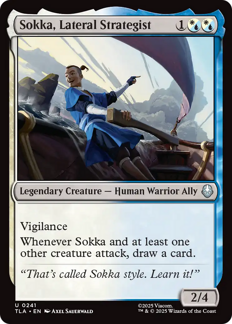 Sokka, Estrategista Lateral / Sokka, Lateral Strategist - Magic: The Gathering - MoxLand