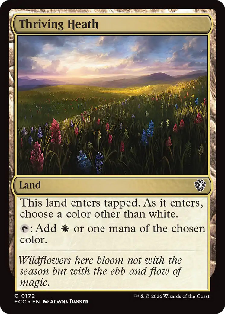 Charneca Vicejante / Thriving Heath - Magic: The Gathering - MoxLand