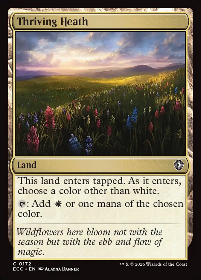 Charneca Vicejante / Thriving Heath - Magic: The Gathering - MoxLand
