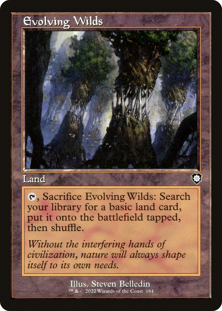 Terras em Desenvolvimento / Evolving Wilds - Magic: The Gathering - MoxLand