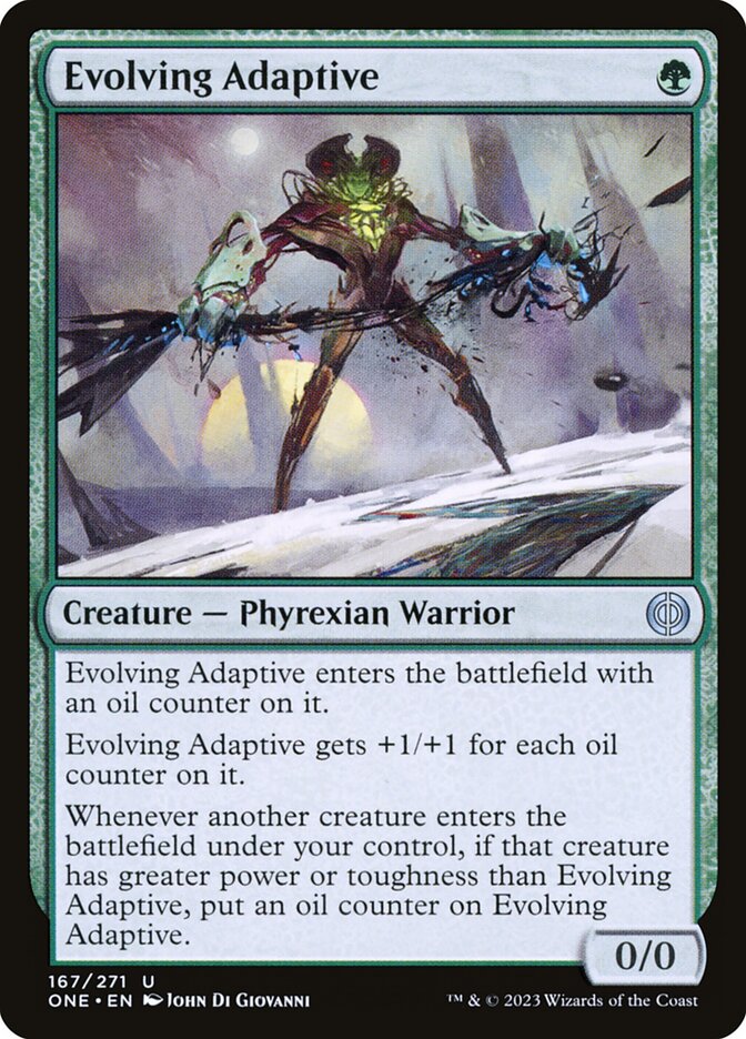 Adaptável em Evolução / Evolving Adaptive - Magic: The Gathering - MoxLand