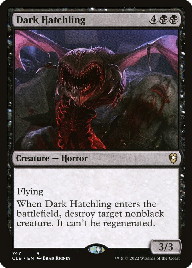 Cria das Trevas / Dark Hatchling - Magic: The Gathering - MoxLand
