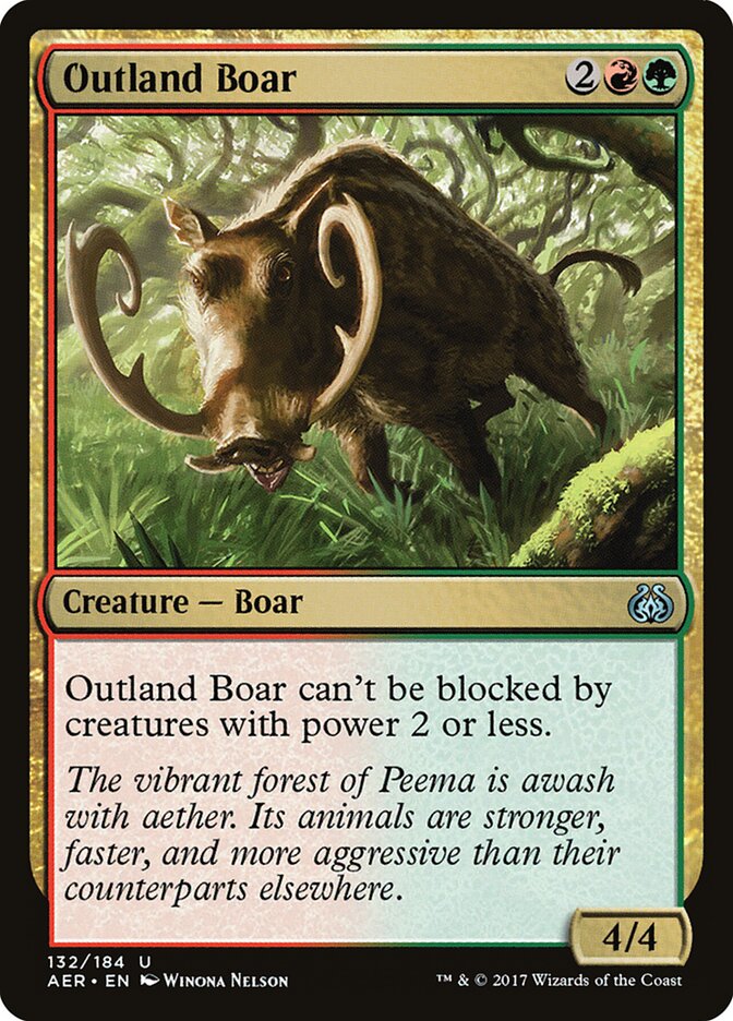 Javali Forasteiro / Outland Boar - Magic: The Gathering - MoxLand