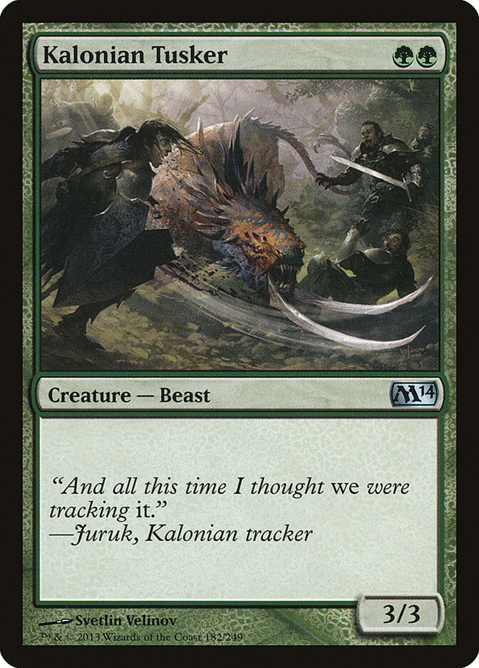 Javali Kaloniano / Kalonian Tusker - Magic: The Gathering - MoxLand