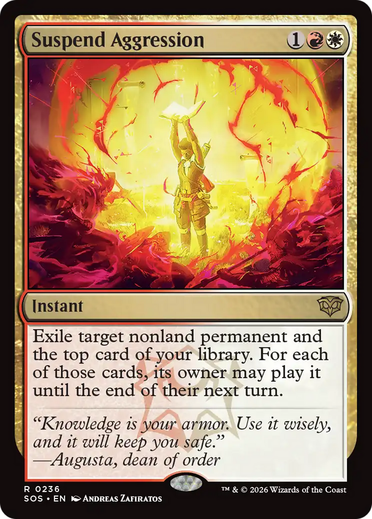 Suspend Aggression - Magic: The Gathering - MoxLand