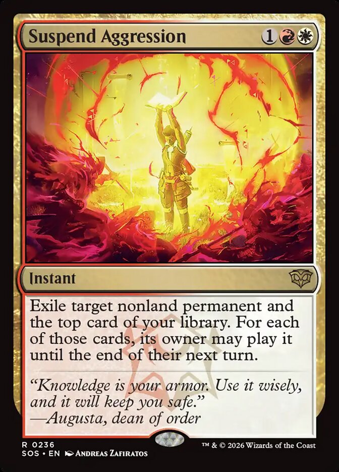 Suspend Aggression - Magic: The Gathering - MoxLand
