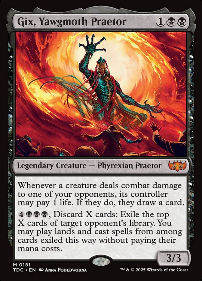 Gix, Pretor de Yawgmoth / Gix, Yawgmoth Praetor - Magic: The Gathering - MoxLand