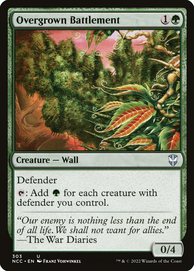 Ameia Encoberta / Overgrown Battlement - Magic: The Gathering - MoxLand