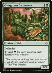 Ameia Encoberta / Overgrown Battlement - Magic: The Gathering - MoxLand