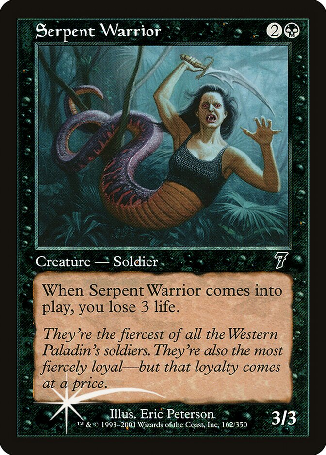 Guerreiro Serpente / Serpent Warrior - Magic: The Gathering - MoxLand