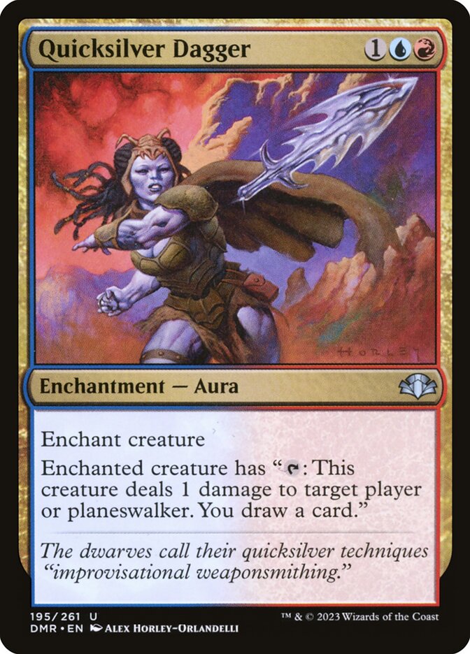 Adaga de Prata Fluente / Quicksilver Dagger - Magic: The Gathering - MoxLand