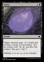 Saborear / Savor - Magic: The Gathering - MoxLand
