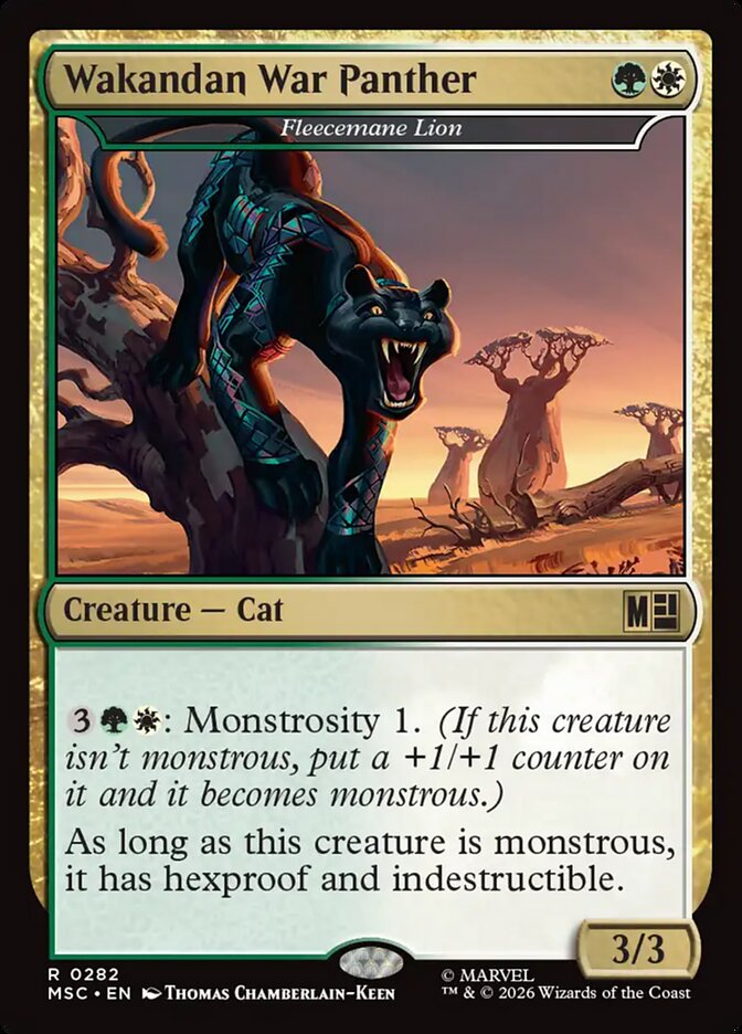 Wakandan War Panther - Magic: The Gathering - MoxLand