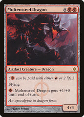 Dragão de Aço Fundido / Moltensteel Dragon - Magic: The Gathering - MoxLand