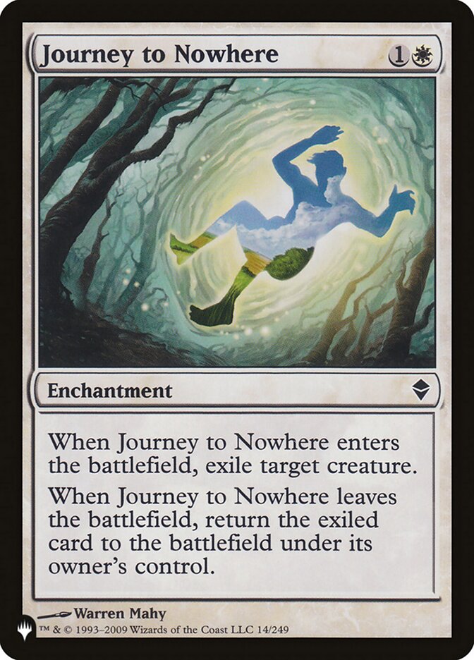 Jornada a Lugar Nenhum / Journey to Nowhere - Magic: The Gathering - MoxLand