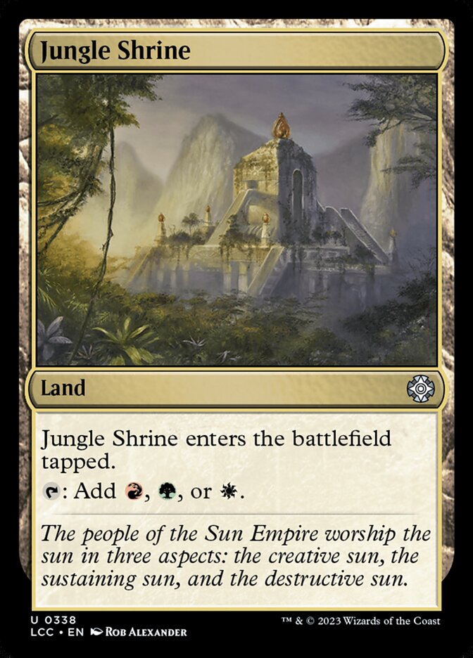 Sacrário da Selva / Jungle Shrine - Magic: The Gathering - MoxLand