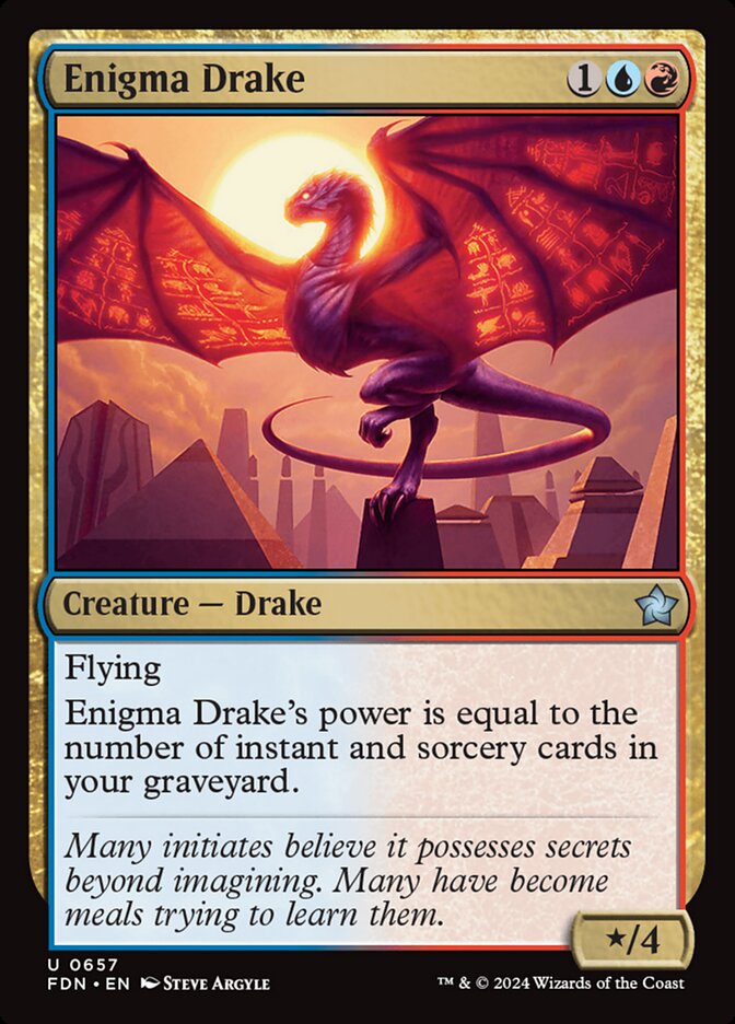 Dragonete dos Enigmas / Enigma Drake - Magic: The Gathering - MoxLand