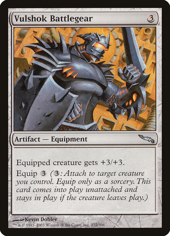 Armadura dos Vulshoques / Vulshok Battlegear - Magic: The Gathering - MoxLand