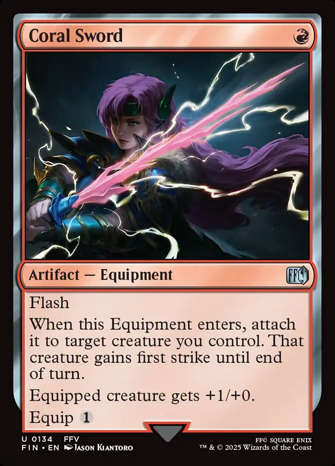 Espada Coral / Coral Sword - Magic: The Gathering - MoxLand