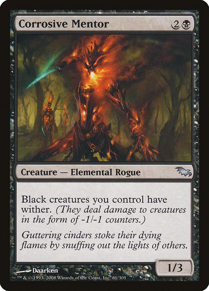 Mentor Corrosivo / Corrosive Mentor - Magic: The Gathering - MoxLand