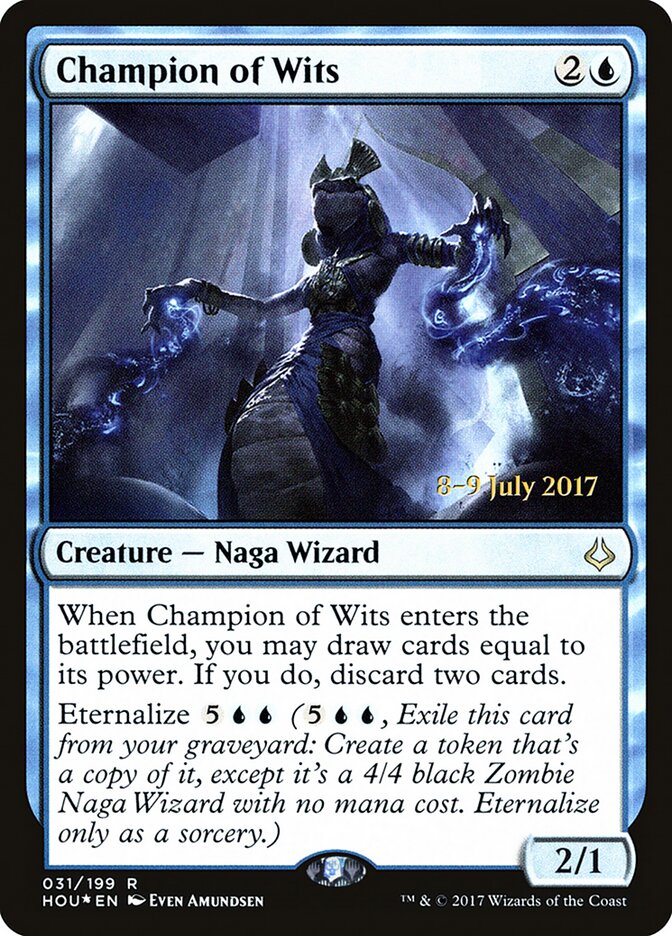 Campeã do Raciocínio / Champion of Wits - Magic: The Gathering - MoxLand