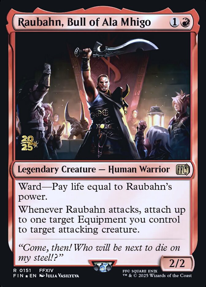Raubahn, Bull of Ala Mhigo - Magic: The Gathering - MoxLand