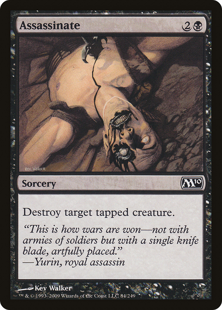Assassinar / Assassinate - Magic: The Gathering - MoxLand