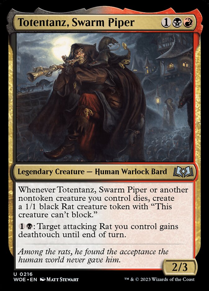 Totentanz, Flautista da Horda / Totentanz, Swarm Piper - Magic: The Gathering - MoxLand