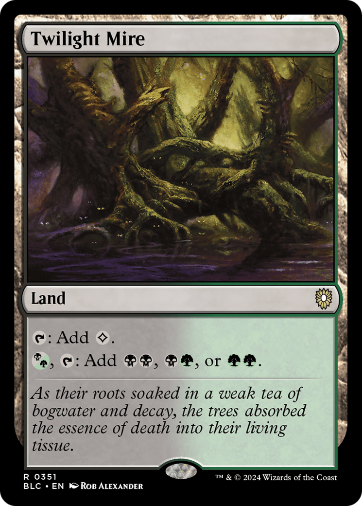 Lodaçal do Crepúsculo / Twilight Mire - Magic: The Gathering - MoxLand