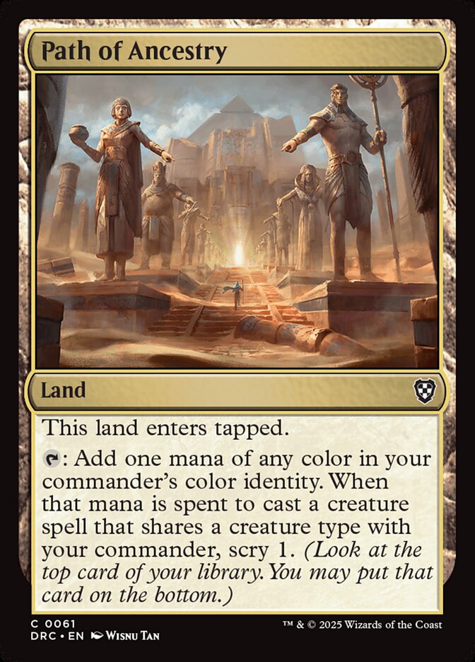 Caminho da Ascendência / Path of Ancestry - Magic: The Gathering - MoxLand