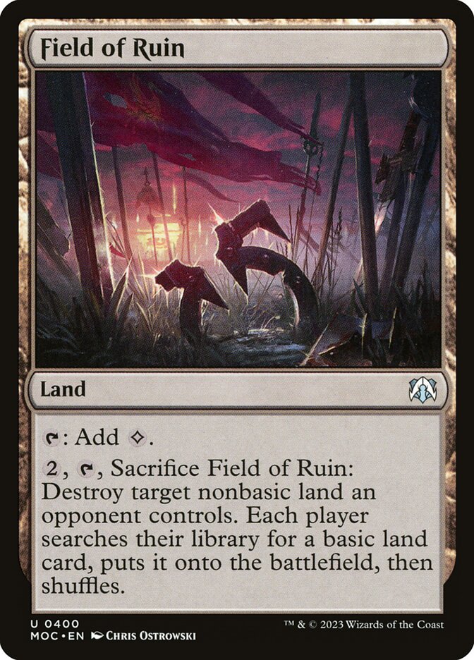 Campo da Ruína / Field of Ruin - Magic: The Gathering - MoxLand