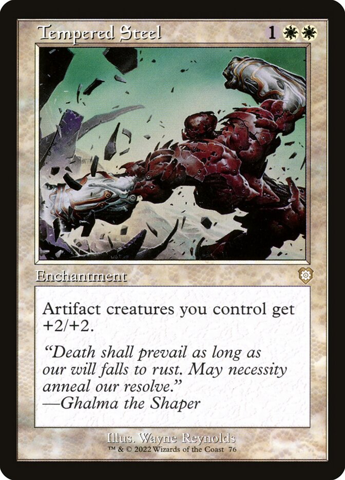 Aço Temperado / Tempered Steel - Magic: The Gathering - MoxLand
