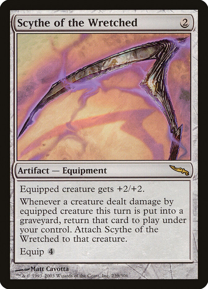Foice do Sevo / Scythe of the Wretched - Magic: The Gathering - MoxLand